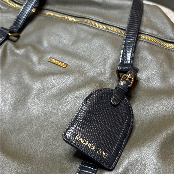 Rachel Zoe | Began Leather Macy Duffle-bag in Olive Green - Picture 5 of 14